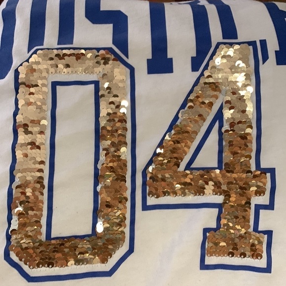 🔥🔥Justice baseball long sleeve sequined shirt - Picture 3 of 5